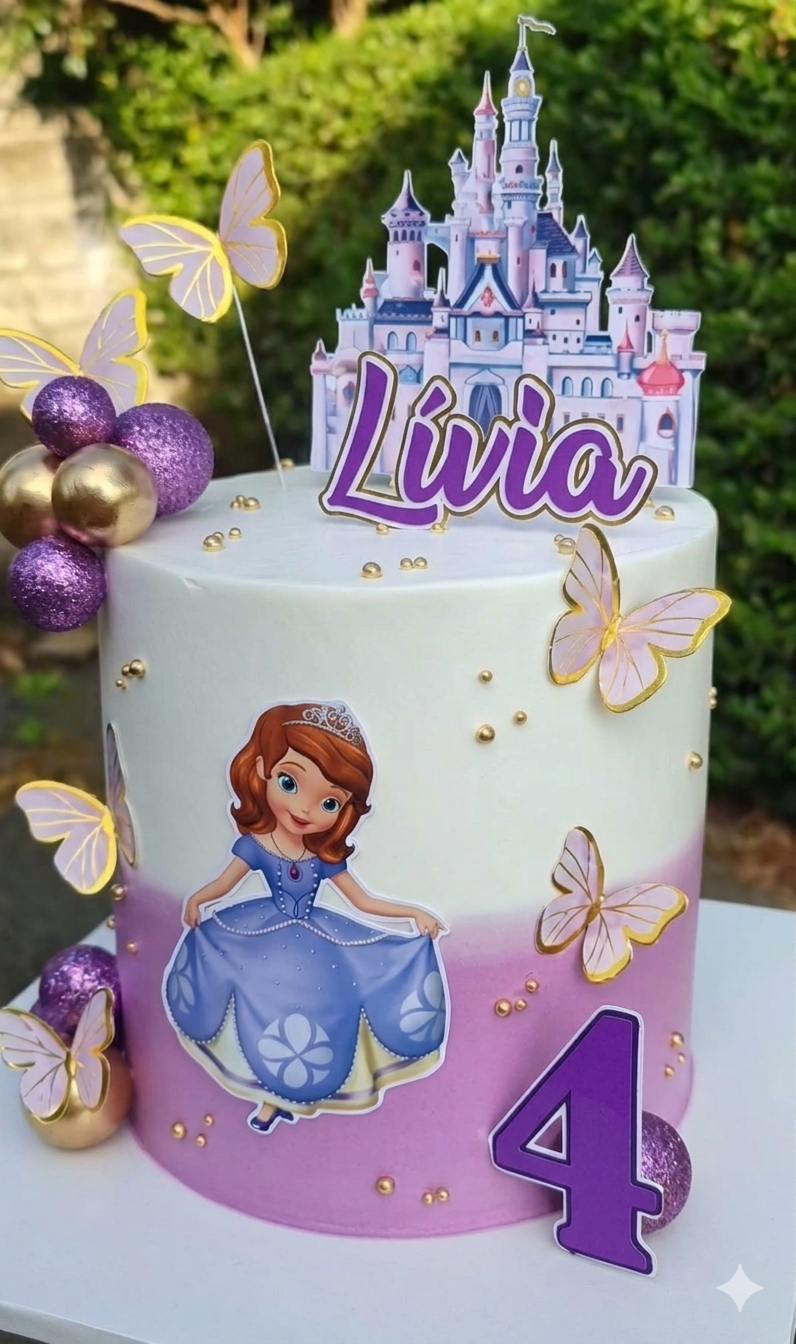 Arquivo de Topo de Bolo Princesa Sofia