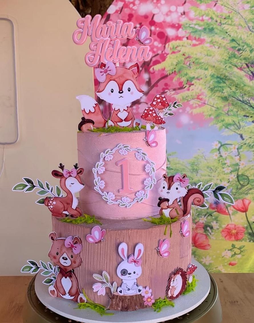 Arquivo de topo de bolo Bosque Encantado