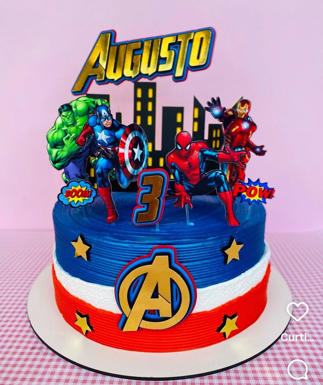 Arquivo de topo de bolo Vingadores