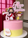 Arquivo de Topo de Bolo Jesus com Menina