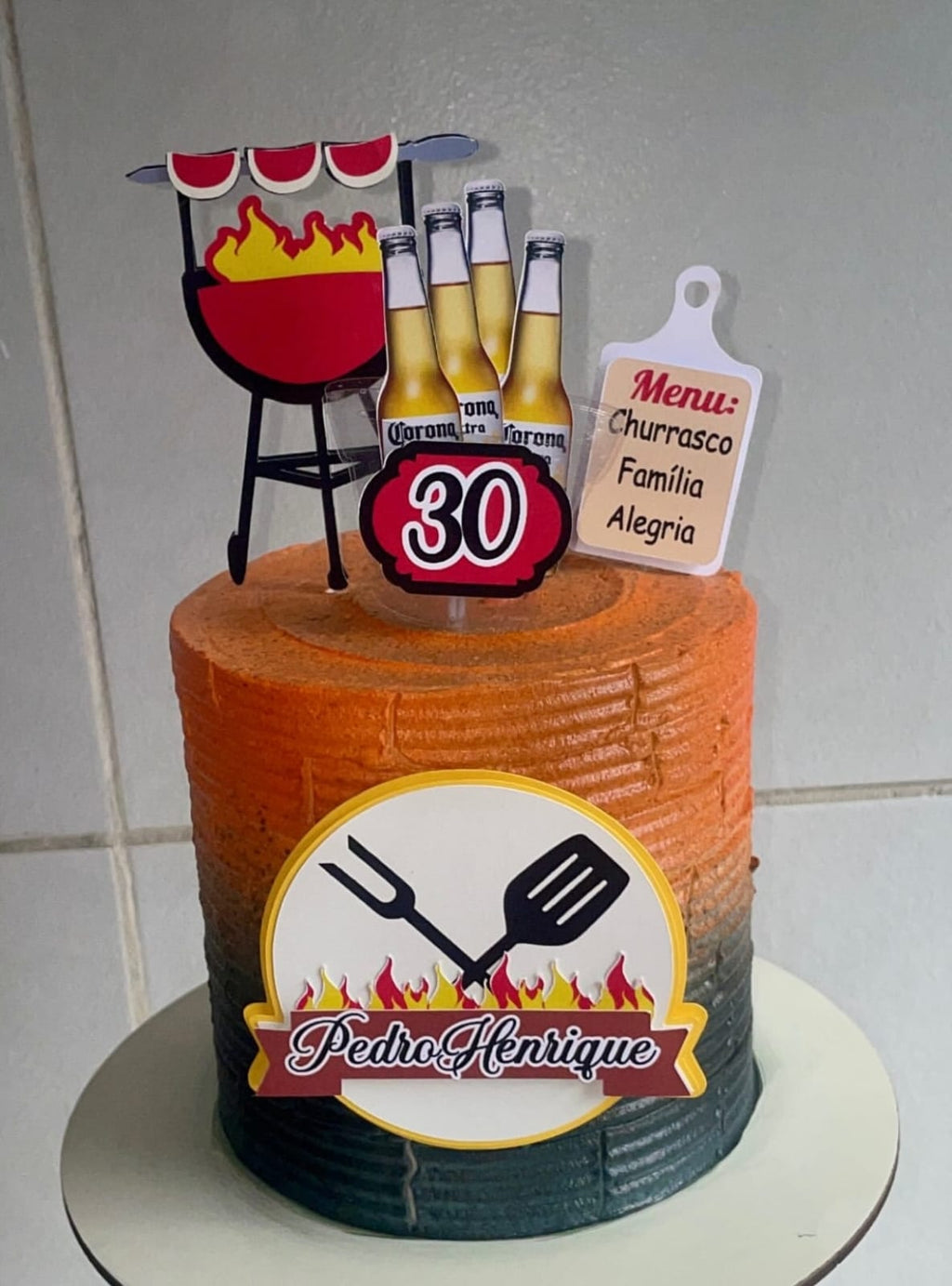 Arquivo de topo de bolo Churrasco