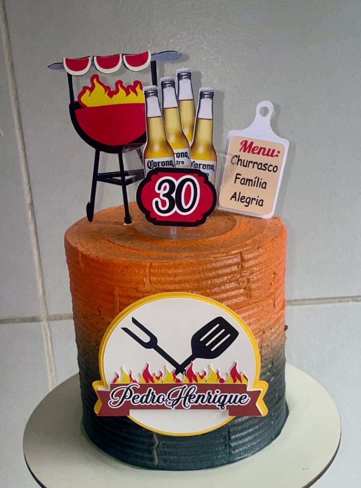 Arquivo de topo de bolo Churrasco