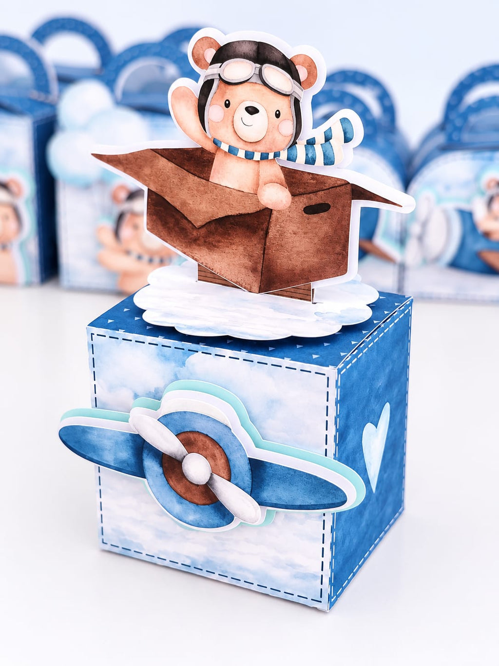 Arquivo de corte personalizados Ursinho Aviador
