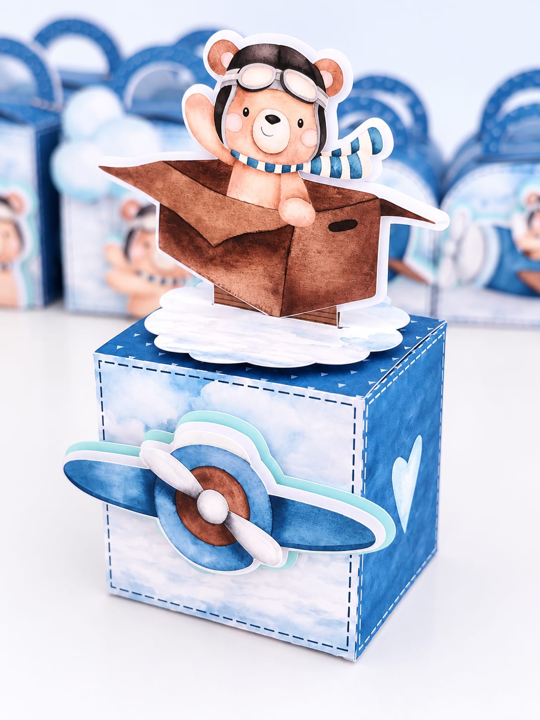 Arquivo de corte personalizados Ursinho Aviador