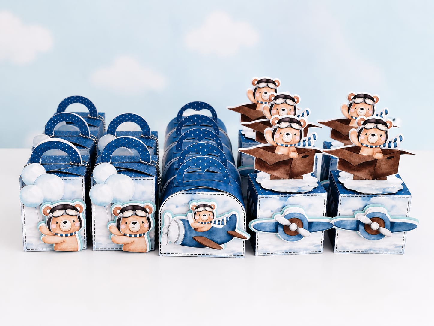 Arquivo de corte personalizados Ursinho Aviador