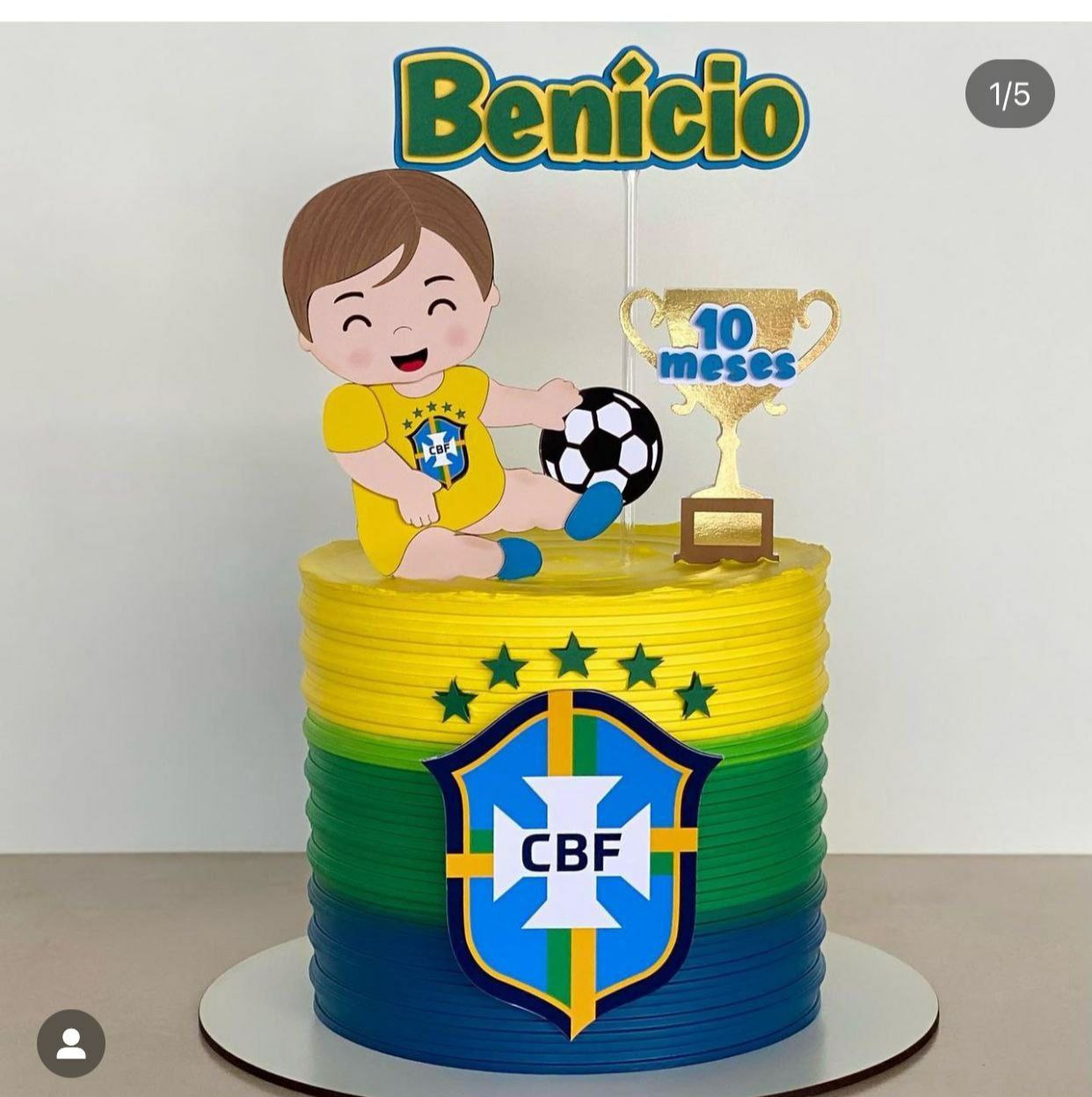 Arquivo de Topo de Bolo Menino Brasil